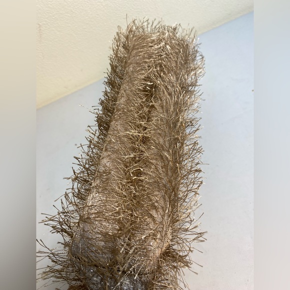 Lancôme Brown Stringy Fluffy Design Cosmetic Bag- New - Picture 3 of 6